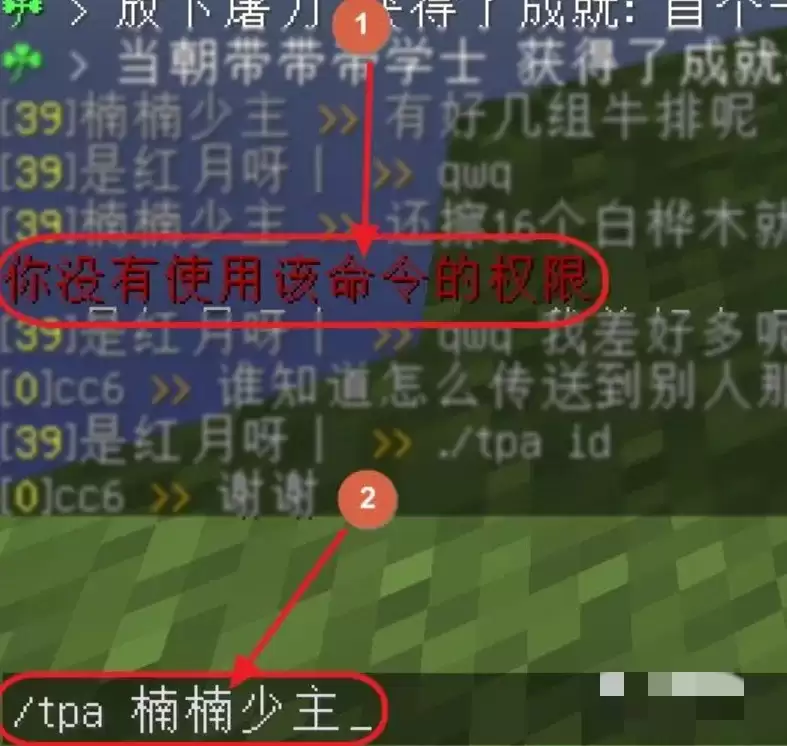 我的世界如何传送到队友那里