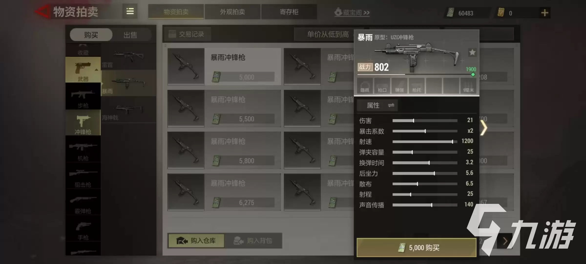 超凡先锋暴雨冲锋枪最强配件怎么配 暴雨冲锋枪最强配件推荐