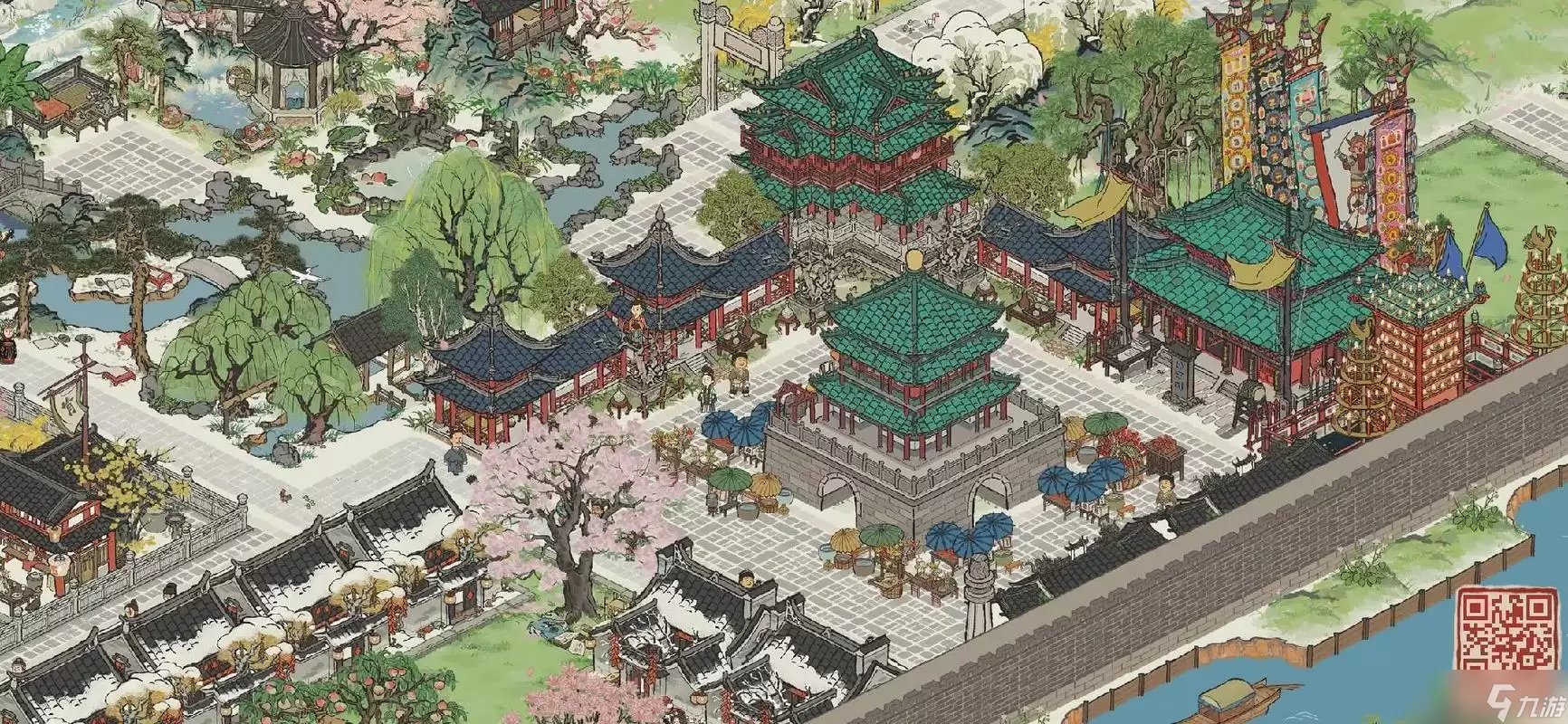 江南百景图松烟墨哪里找