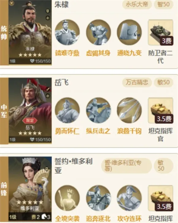《世界启元》维多利亚传承队伍搭配推荐