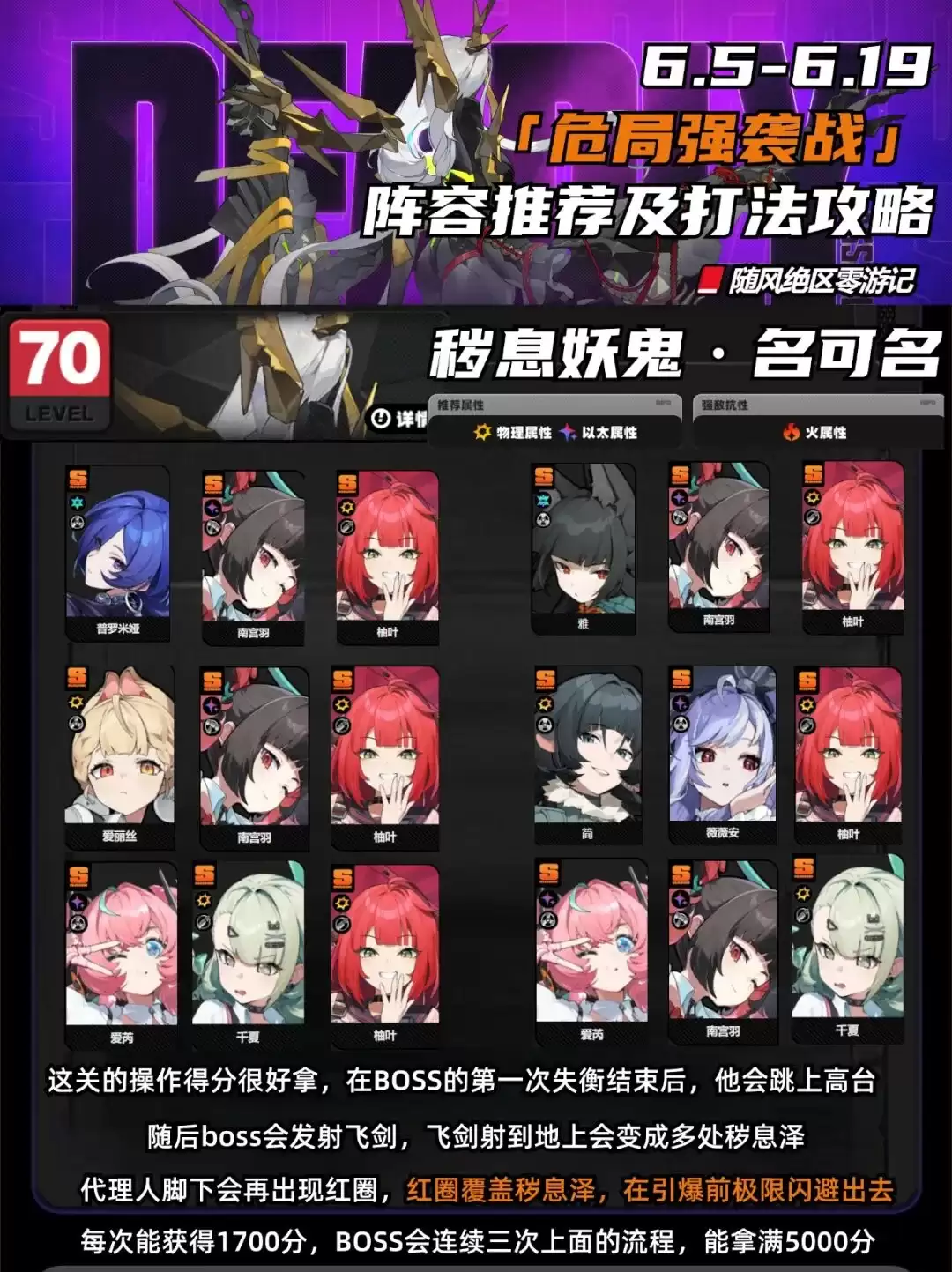 绝区零6.5危局强袭战攻略:队伍推荐及BUFF讲解