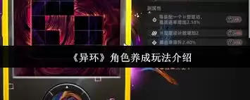 异环角色养成怎么玩