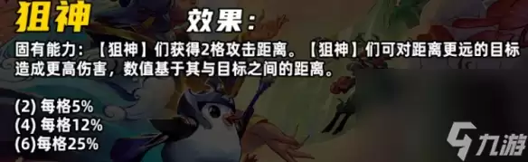 《金铲铲之战》S11狙神羁绊效果介绍