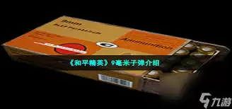 和平精英9毫米子弹说明