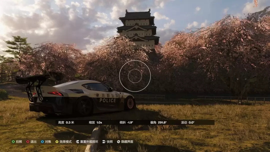 《极限竞速：地平线6》弘前城照片拍摄位置分享