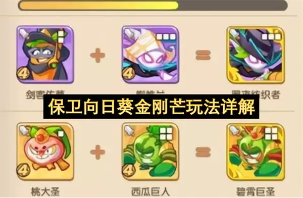 保卫向日葵金刚芒玩法精讲
