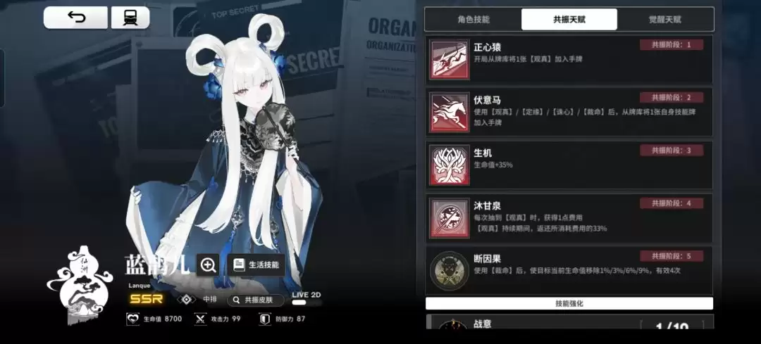 雷索纳斯蓝鹊儿角色介绍