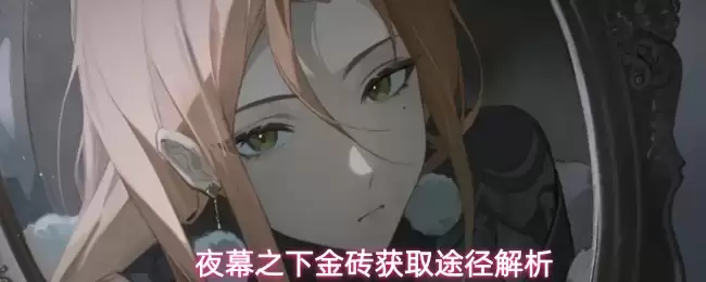 夜幕之下金砖获取途径详解