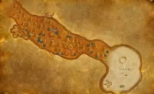 魔兽世界千针石林矿点分布图一览
