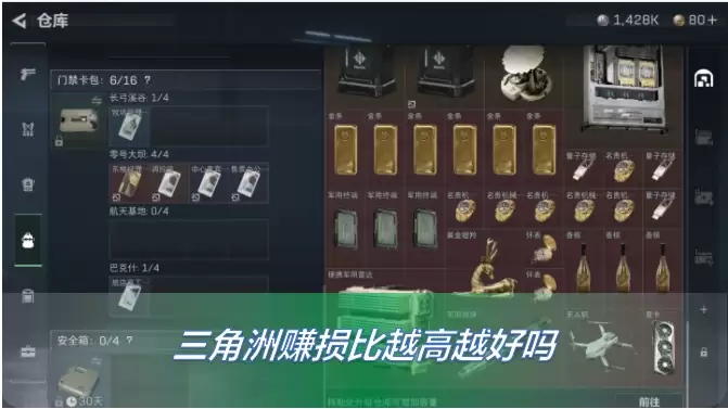 三角洲赚损比越高越好吗：赚损比越大说明什么，赚损比多少正常？