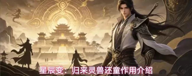 星辰变:归来灵兽还童作用介绍