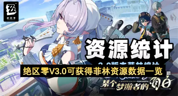 绝区零V3.0菲林资源获取数据一览