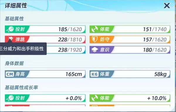 《篮球少女飞跃巅峰》球员基础属性深度解析-全方位剖析属性对球员的影响