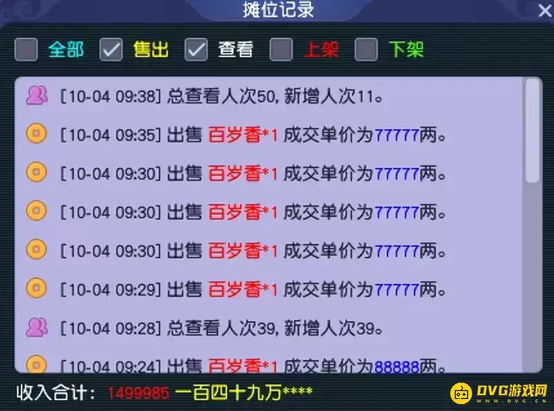《梦幻西游》百岁香利润分析