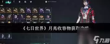七日世界月兆收容物怎样获取