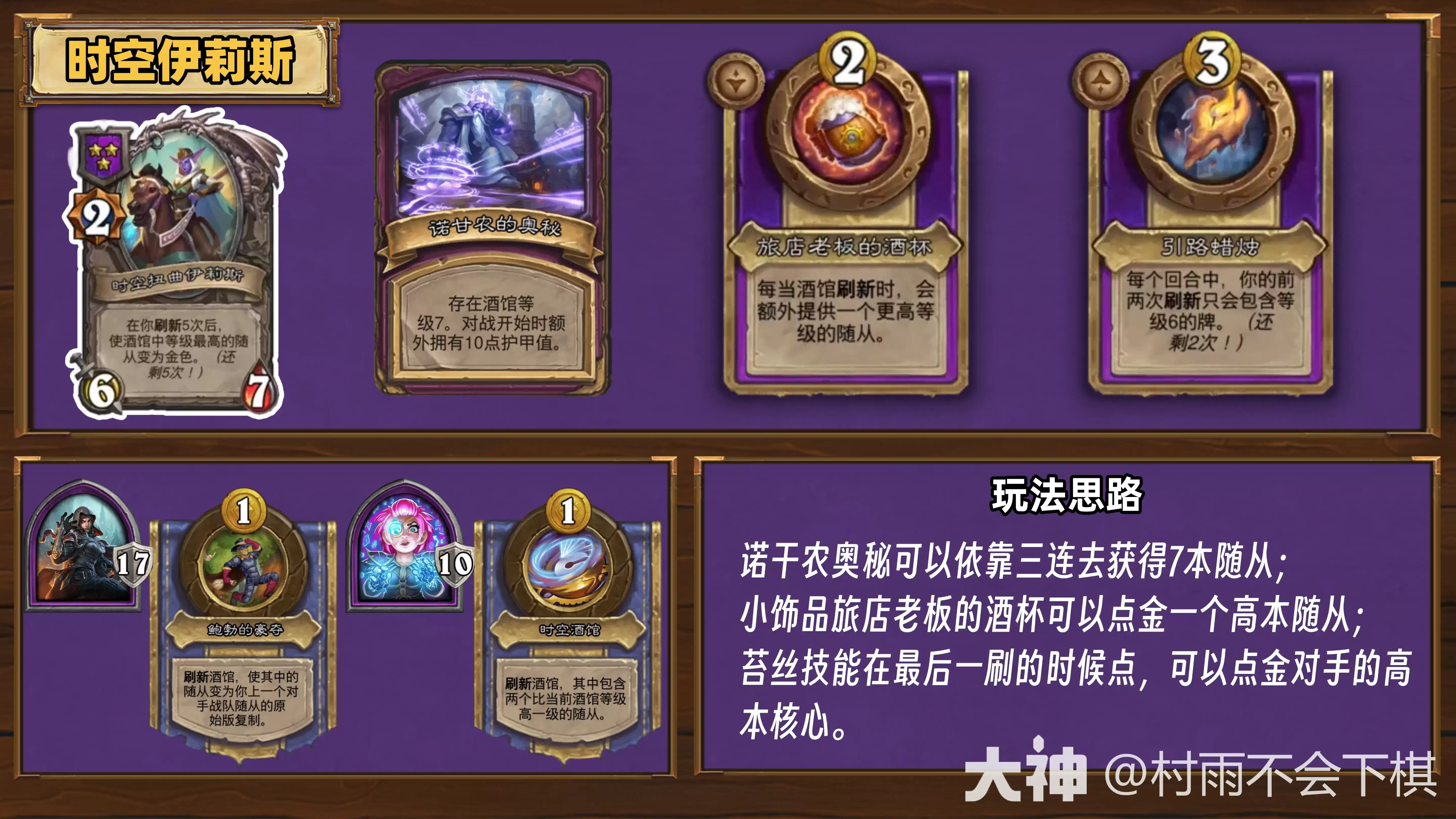 酒馆战棋35.6.2版本时空伊莉斯阵容如何玩