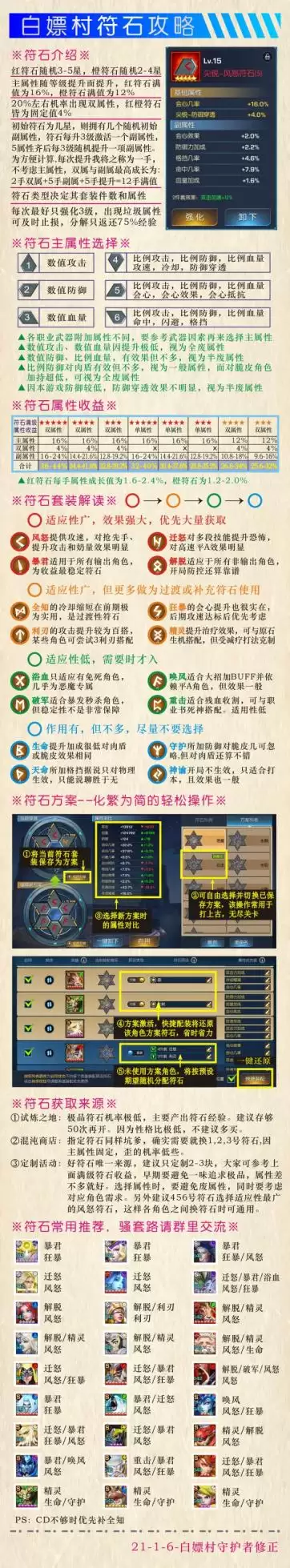 《光之守望》玩家攻略：白嫖系列之符石