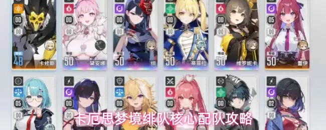 卡厄思梦境绯队核心阵容攻略