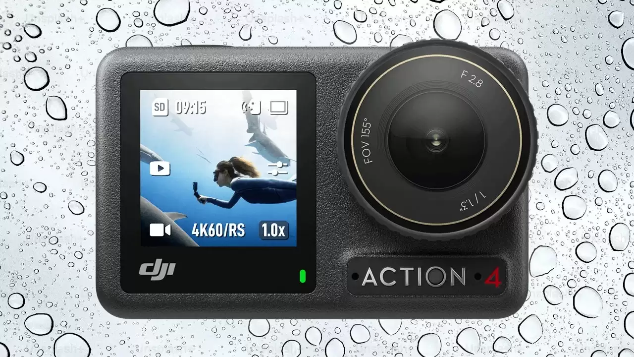 坚固防水: DJI Osmo Action 4 4K 120fps 运动相机降至 169 美元
