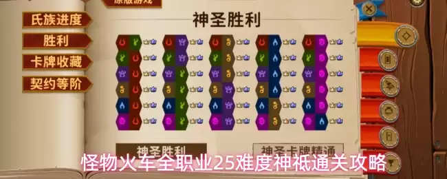 怪物火车神祗全职业25难度通关攻略