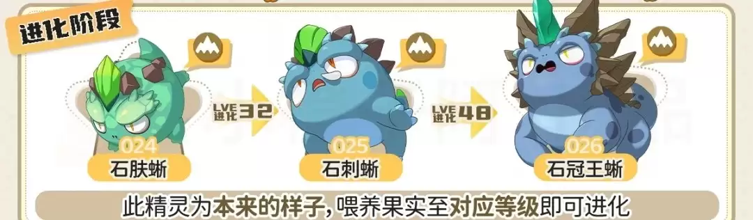 洛克王国世界石冠王蜥怎样进化