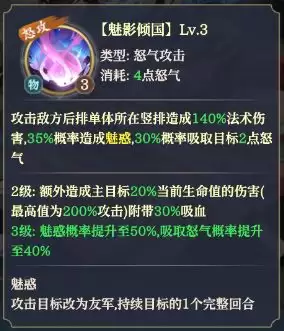 九天绘卷水系神将妲己技能一览