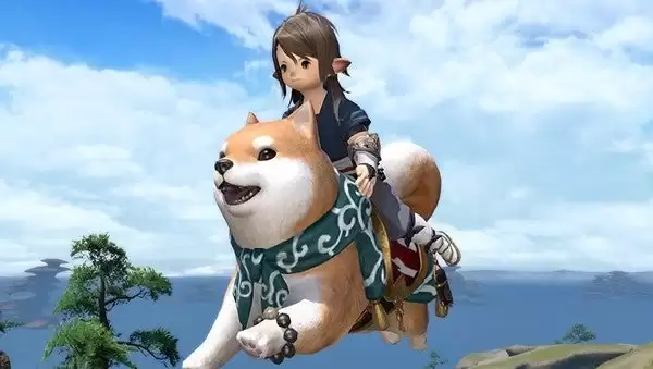 最终幻想14 奖励缴纳税款的日本玩家巨型犬一只