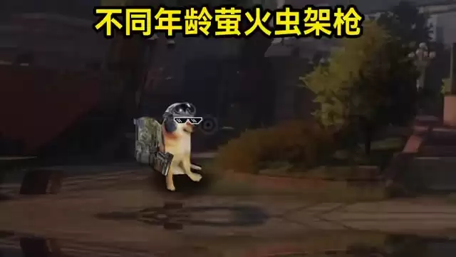 萤火突击 不同年龄层萤火虫架枪