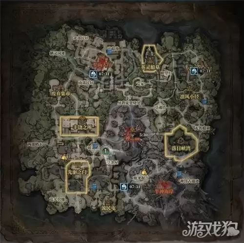 雾影猎人神木林全地图一览 神木林地图撤离方法