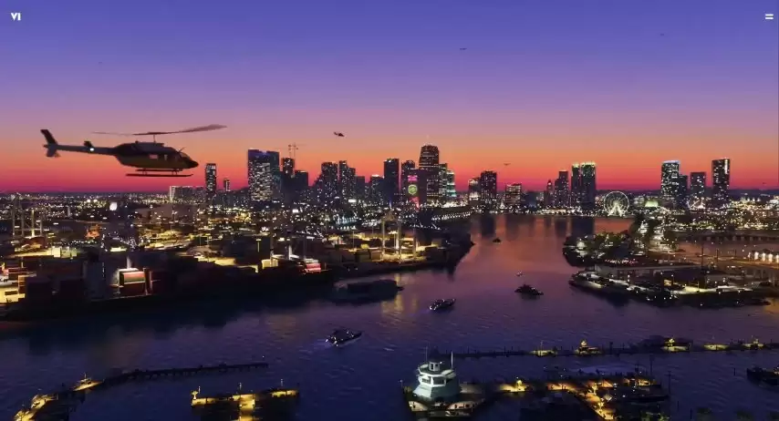 R星光追技术遭质疑:GTA6摩天轮倒影消失:是bug还是故意为之