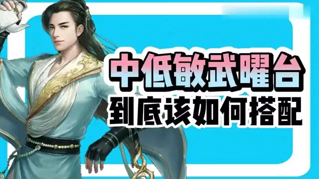 中低敏武曜台到底该如何搭配？直接抄作业！