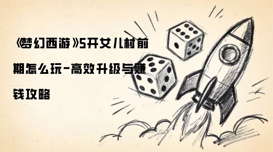 《梦幻西游》5开女儿村前期怎么玩-高效升级与赚钱攻略
