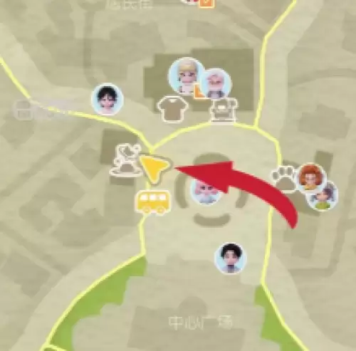 心动小镇拼合街市表情泡泡位置分布图10 心动小镇拼合街市表情泡泡位置分布图10
