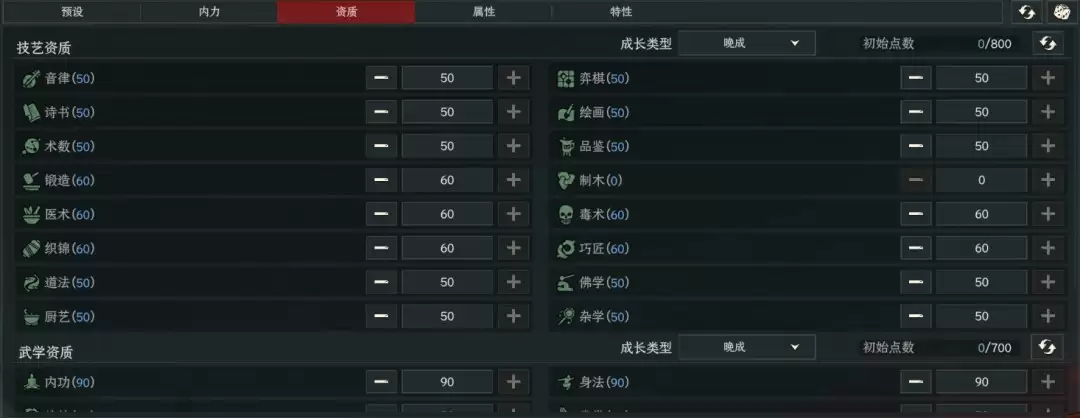 《太吾绘卷：天幕心帷》角色能力设置注意事项分享