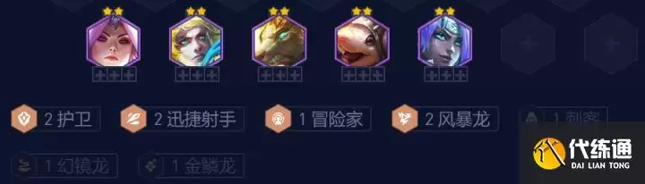 《云顶之弈》s7.5护卫射手阵容推荐