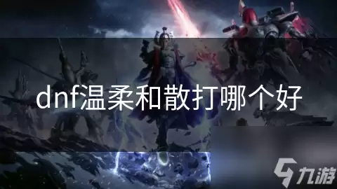 dnf温柔与散打哪个好
