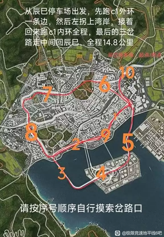 极限竞速地平线6环状线竞技路线图解