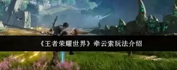 王者荣耀世界牵云索如何玩