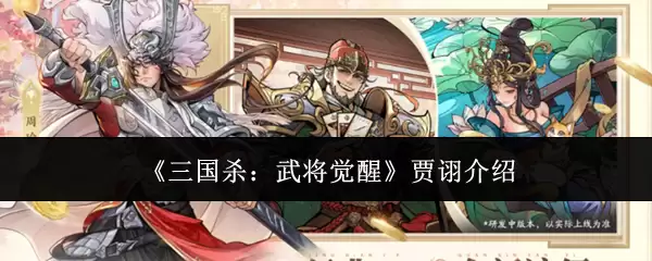 《三国杀：武将觉醒》贾诩详解