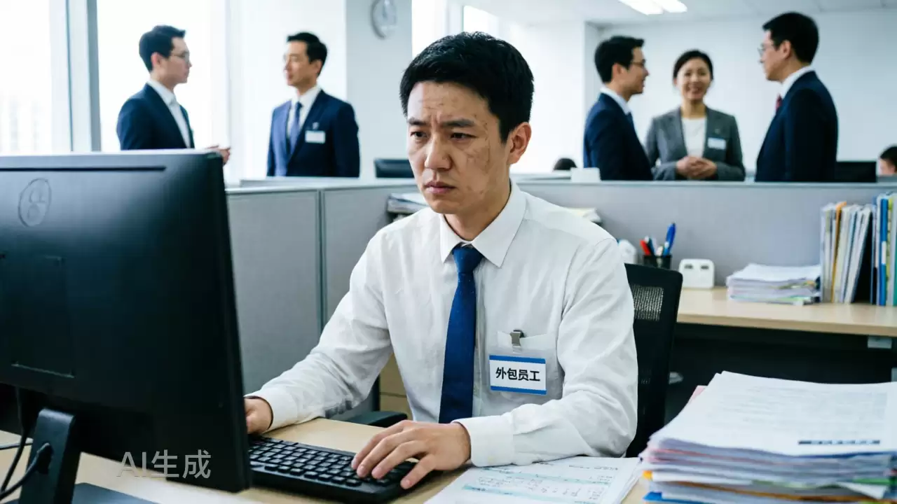 你还在上班:但已经被公司按外包定价了