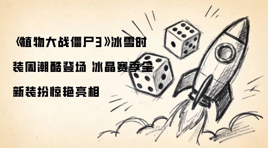 植物大战僵尸3冰雪时装周潮酷登场 冰晶赛季全新装扮惊艳亮相