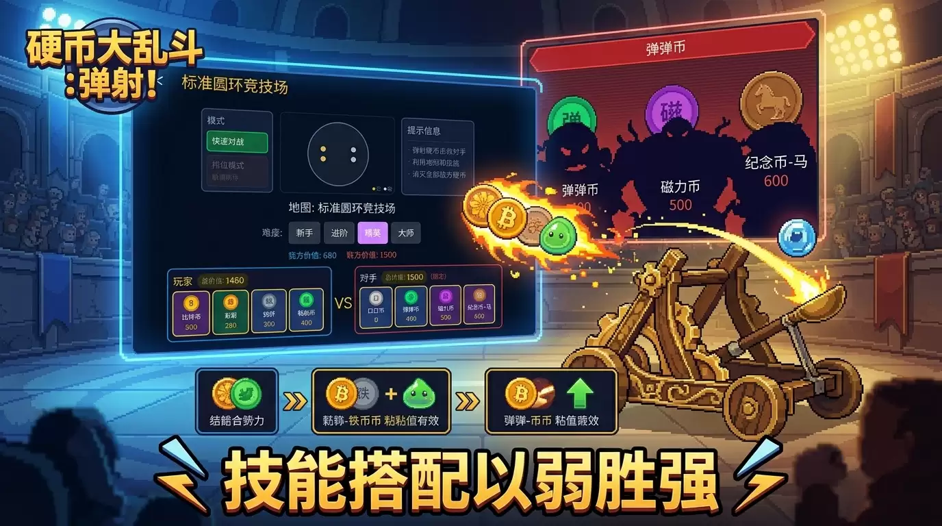 硬币大乱斗：弹射有趣吗 硬币大乱斗：弹射玩法说明