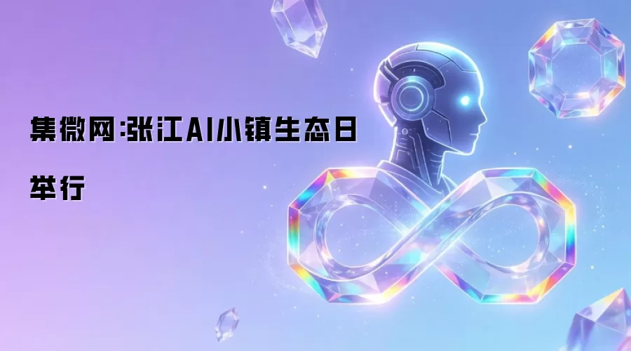 集微网:张江AI小镇生态日举办