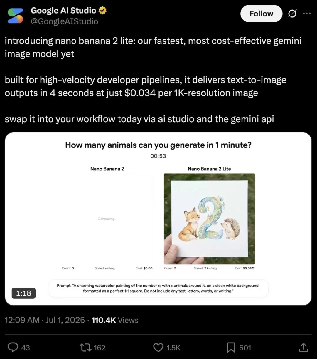视频版Nano Banana登场：内置Gemini世界知识，原版香蕉出图仅需4秒