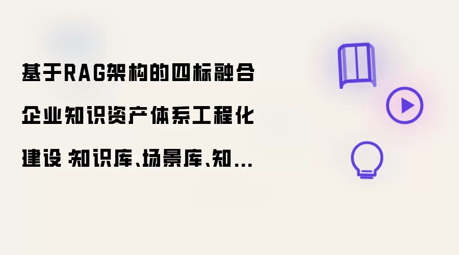 四标融合企业知识资产体系基于RAG架构的工程化建设：知识库、场景库、知识图谱与知识链接落地实践