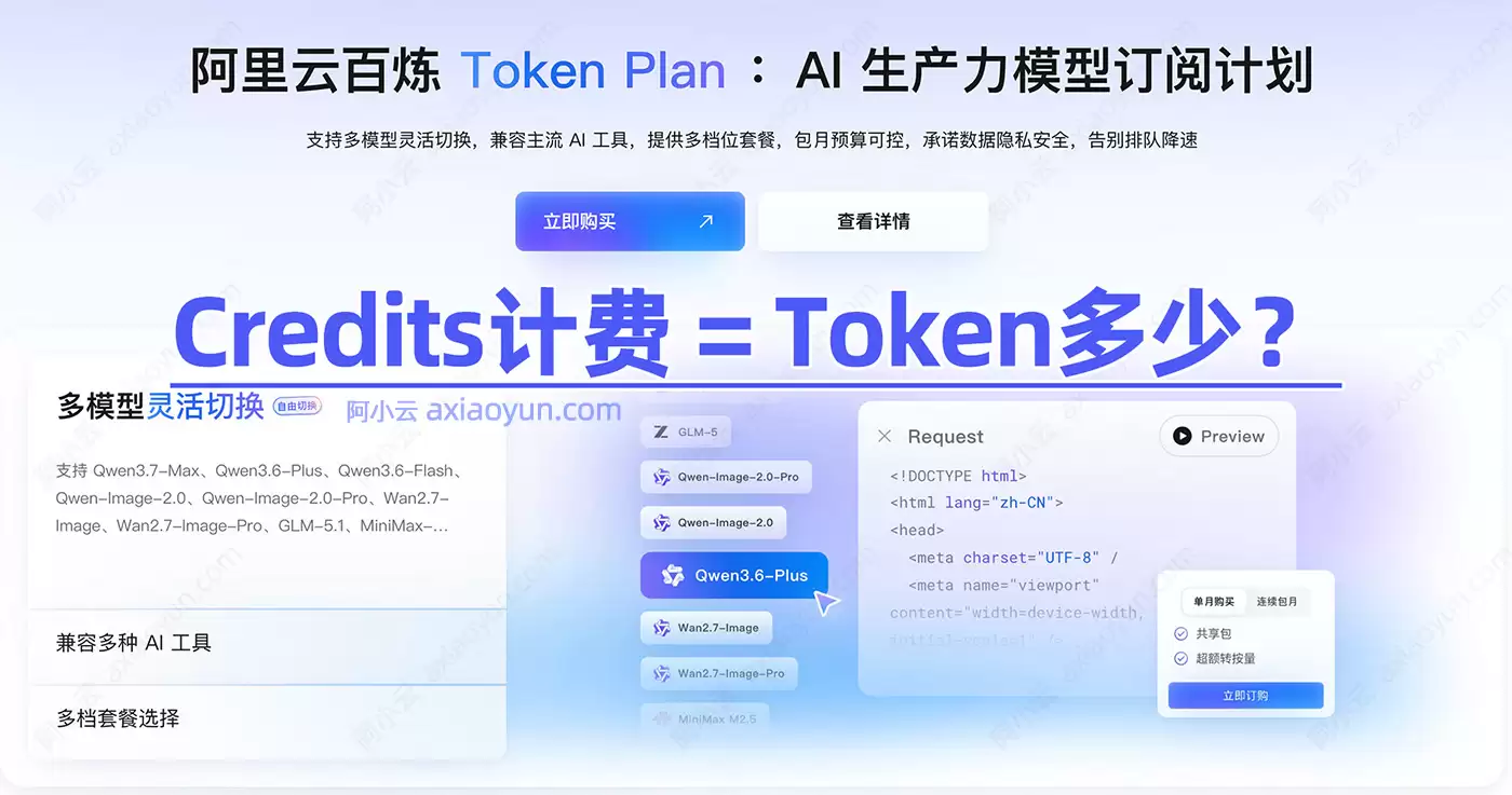 阿里云百炼TokenPlan价格贵不贵：Credits与Token消耗关系详解与按量计费对比实测