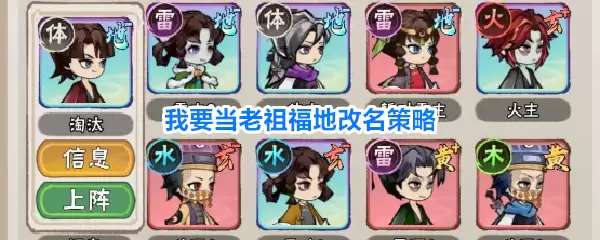 我要当老祖福地改名技巧