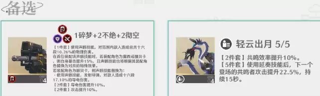 鸣潮丽贝卡声骸套装如何选择