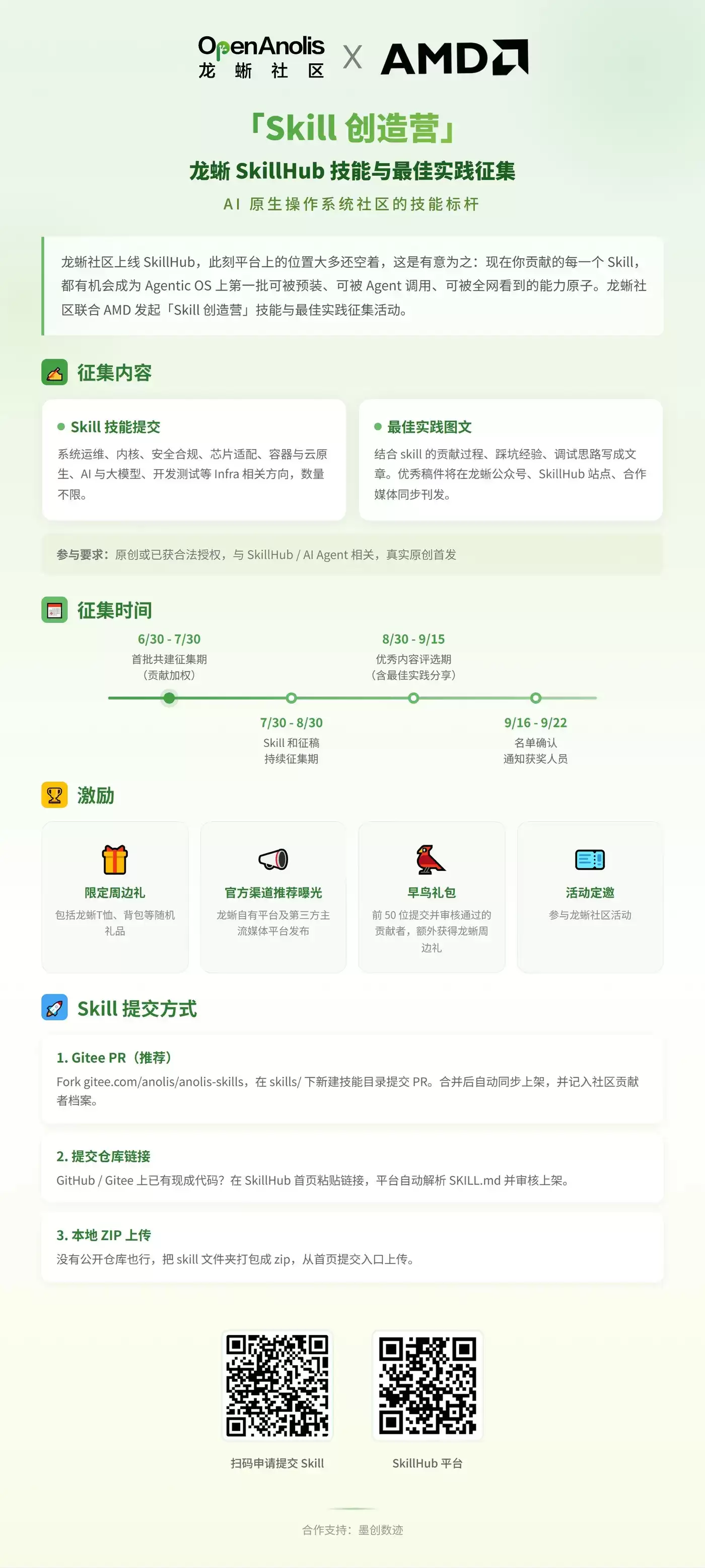 「Skill 创造营」—— 龙蜥 SkillHub 技能与最佳实践征集