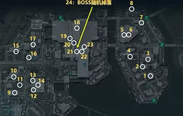《三角洲行动》核电站密钥刷新点位详解：全24个位置分布攻略